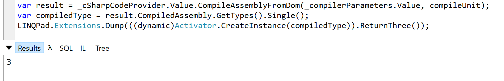 Object.Extend in C# for exploratory coding using LINQPad and